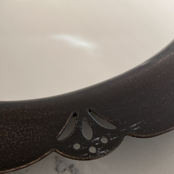 Vintage Metal Bronze Mirror/Tray (candles NOT included) - Picture 3 of 16